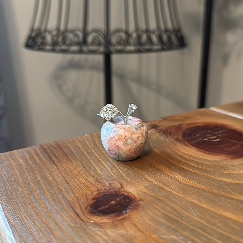 Fire Amethyst Crystal Apple
